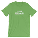 Matthew 17:20 "MNTMVR" (with mountain image) Christian T-Shirt for Men/Unisex