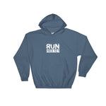 "Run" Hebrews 12:1 Christian Hooded Sweatshirt