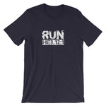 Hebrews 12:1 "RUN" Men's/Unisex Tee Shirt
