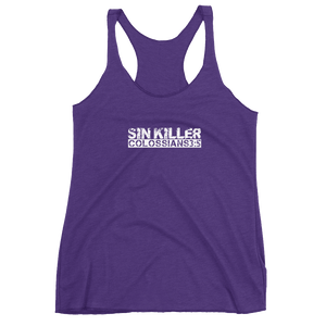 Colossians 3:5 "Sin Killer" Christian Workout Tank for Women